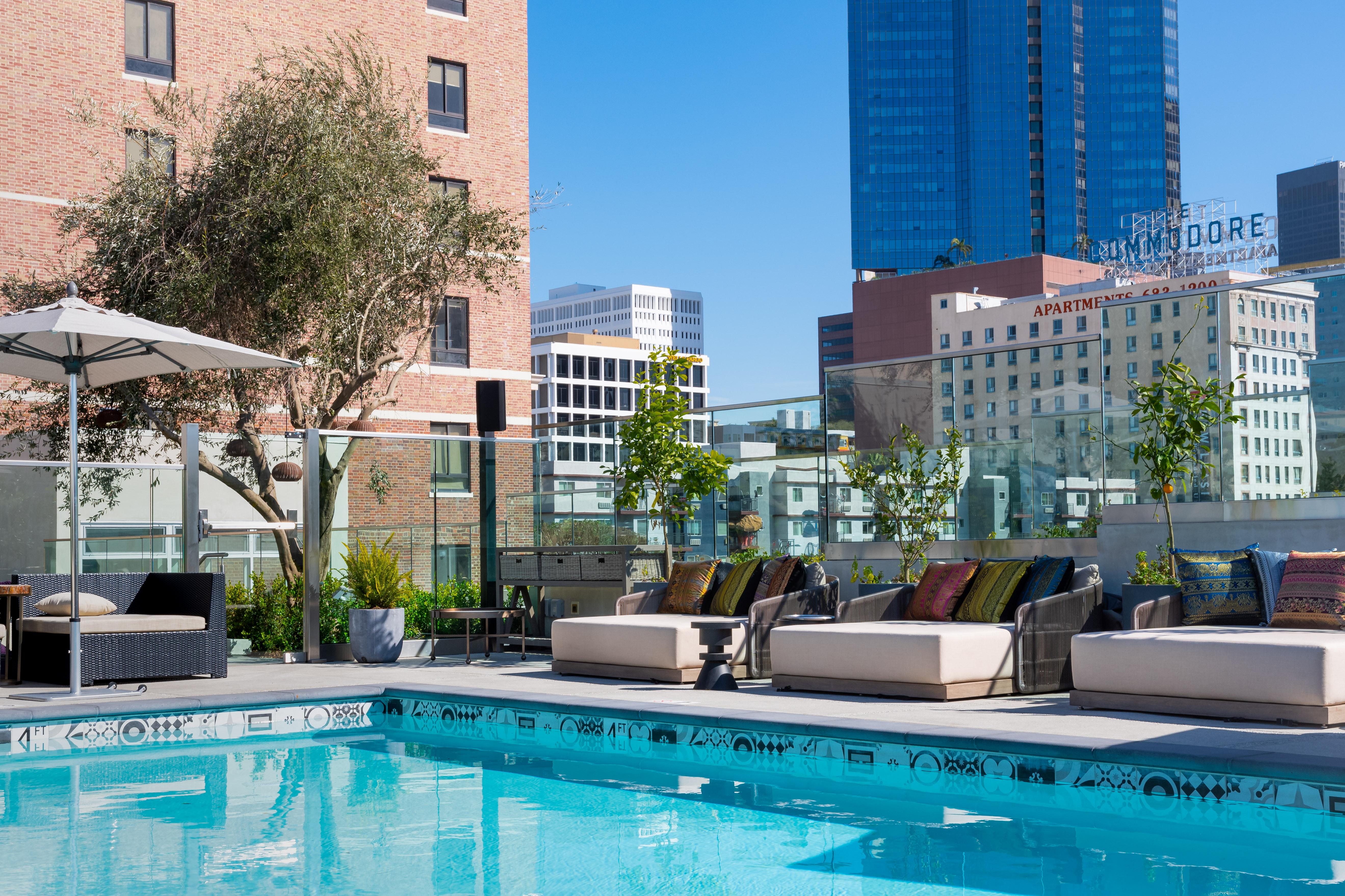 The Mayfair Hotel Los Angeles Bagian luar foto